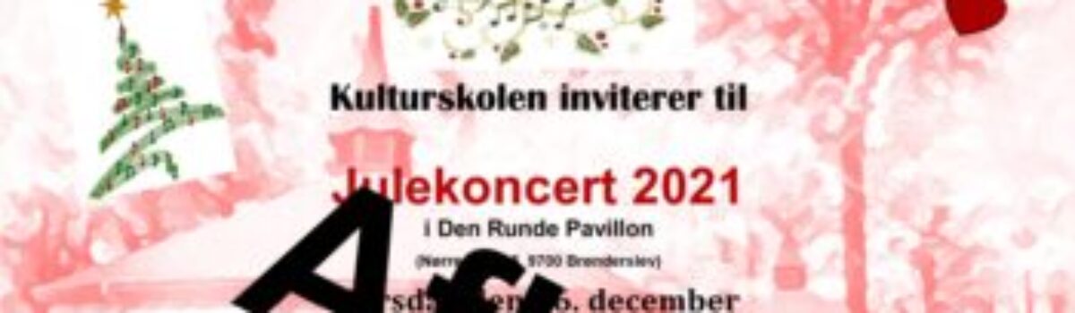 Julekoncert i Den Runde Pavillon