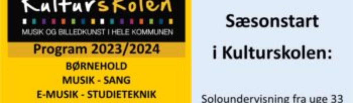 Sæsonstart 2023-2024